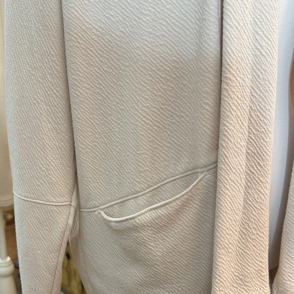 Prana Women's Cream Open Front Shrug - Picture 6 of 14